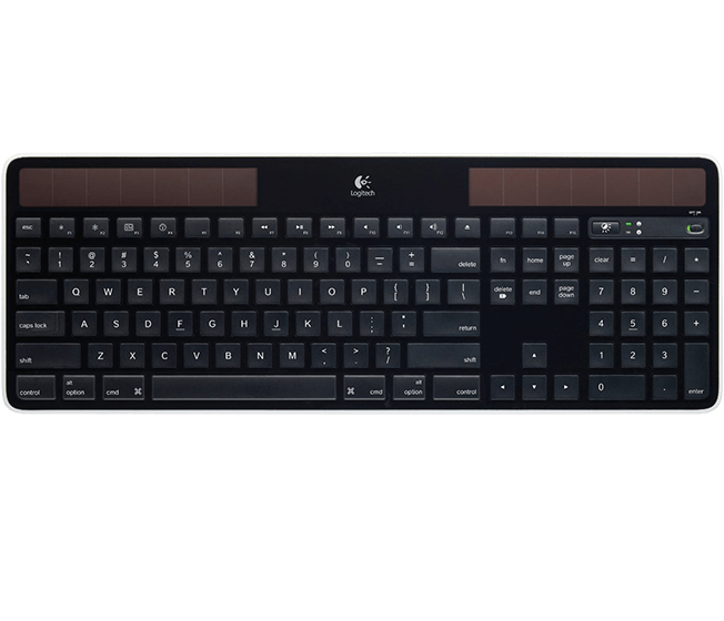Wireless solar keyboard k750